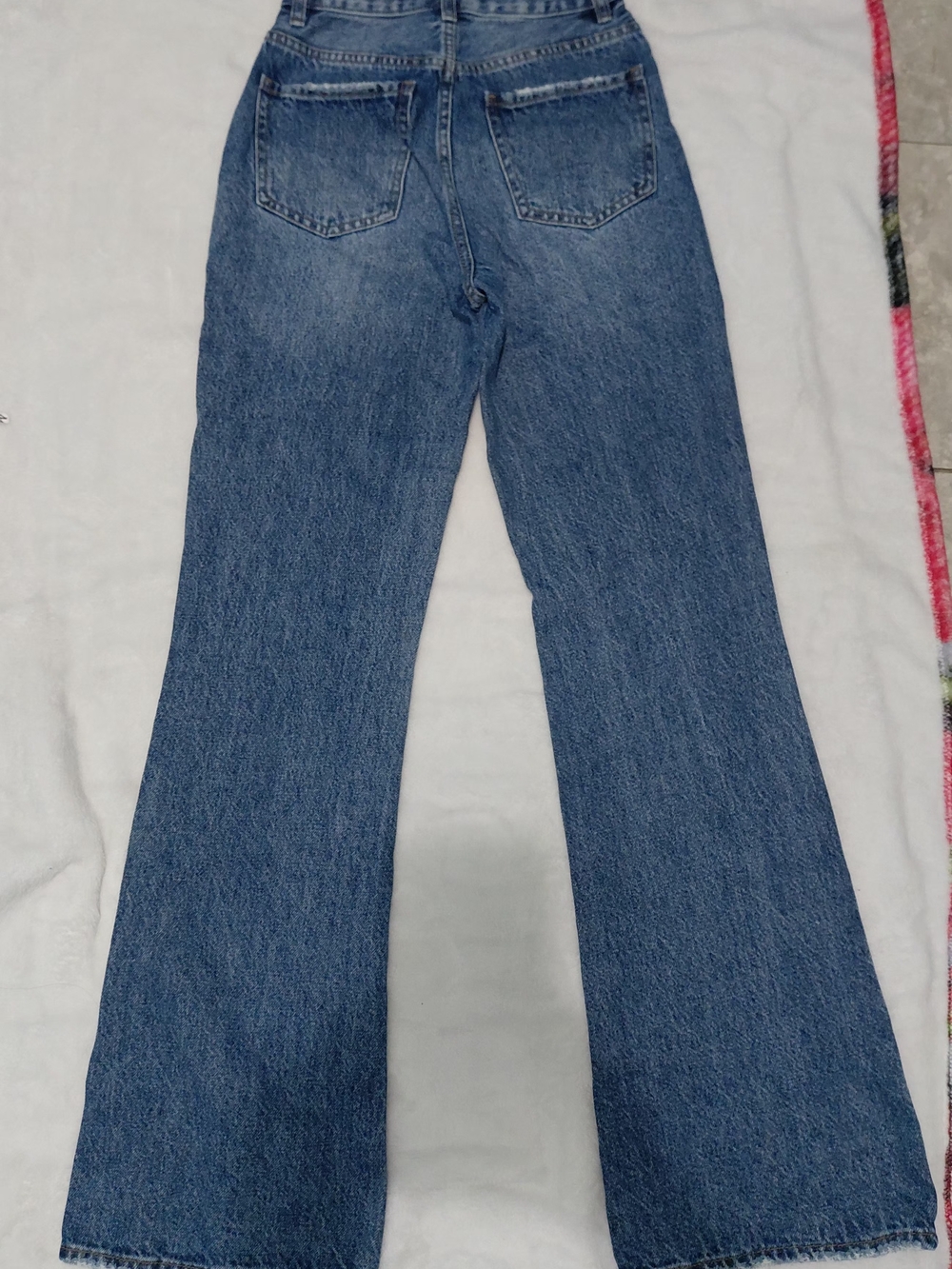 PacSun High-Rise Wide Leg Jeans - Blue Wash